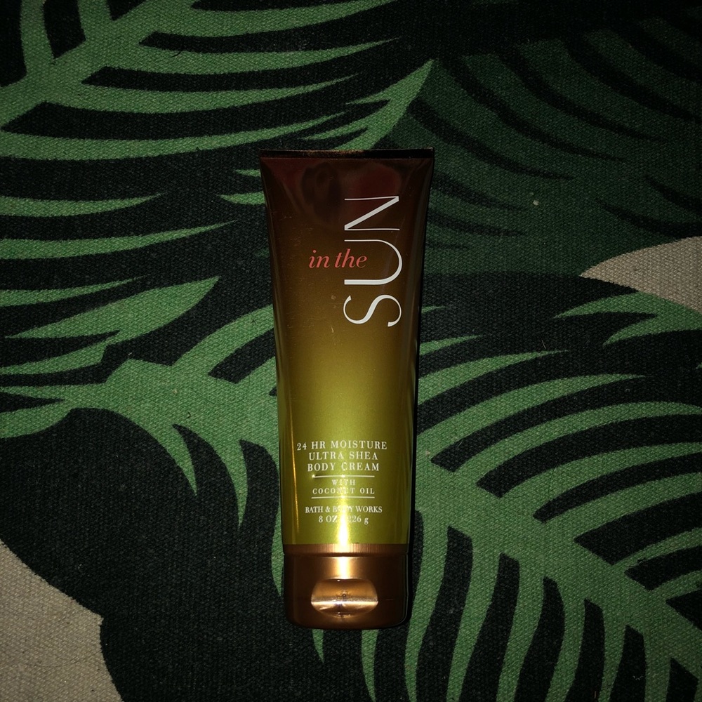 In the sun lotion